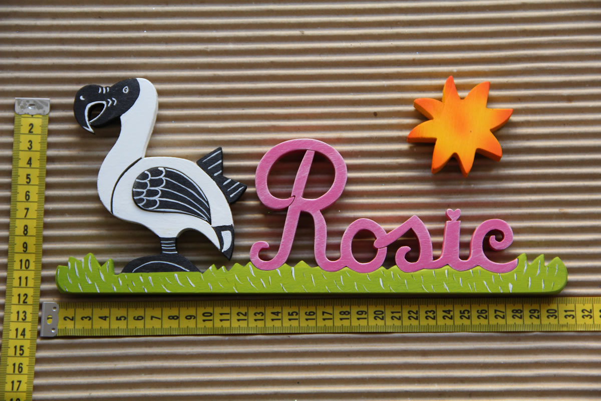 Rosie Rose nuancé - L: 31cm H: 12cm environ