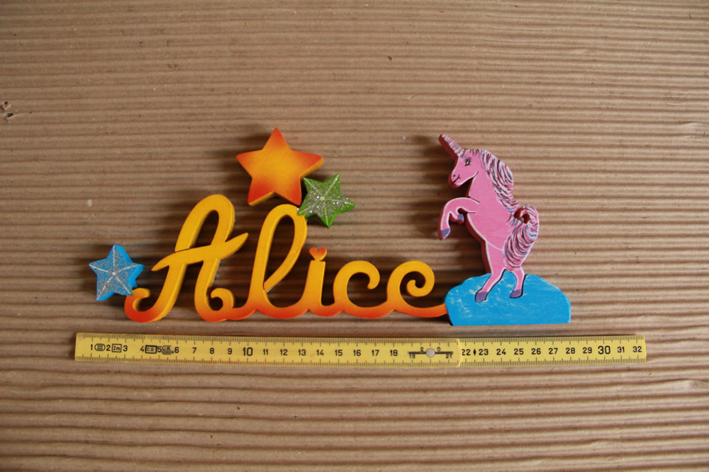 Alice Jaune-Orangé- L: 21cm H: 7cm