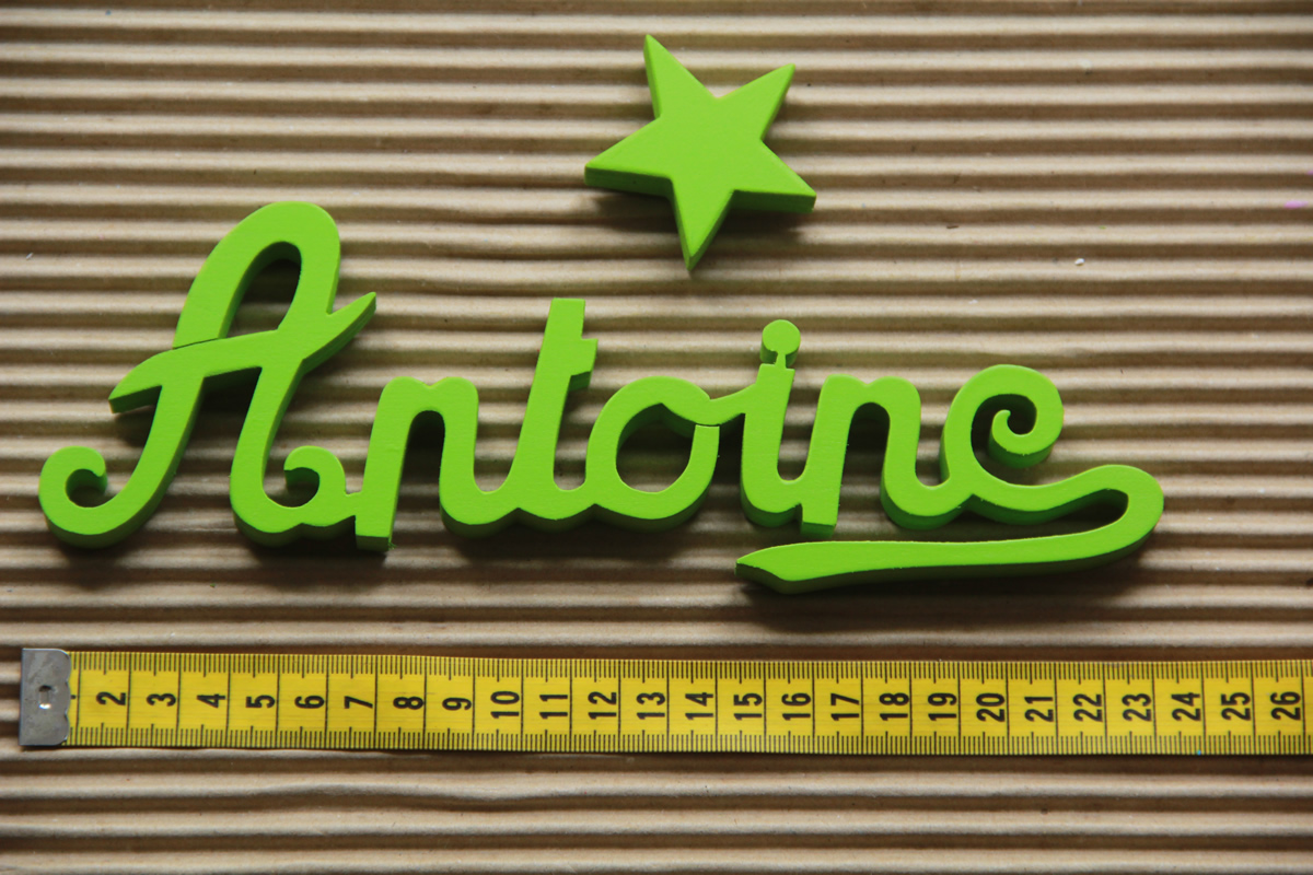 Antoine Vert anis - L: 23cm - H: 8cm