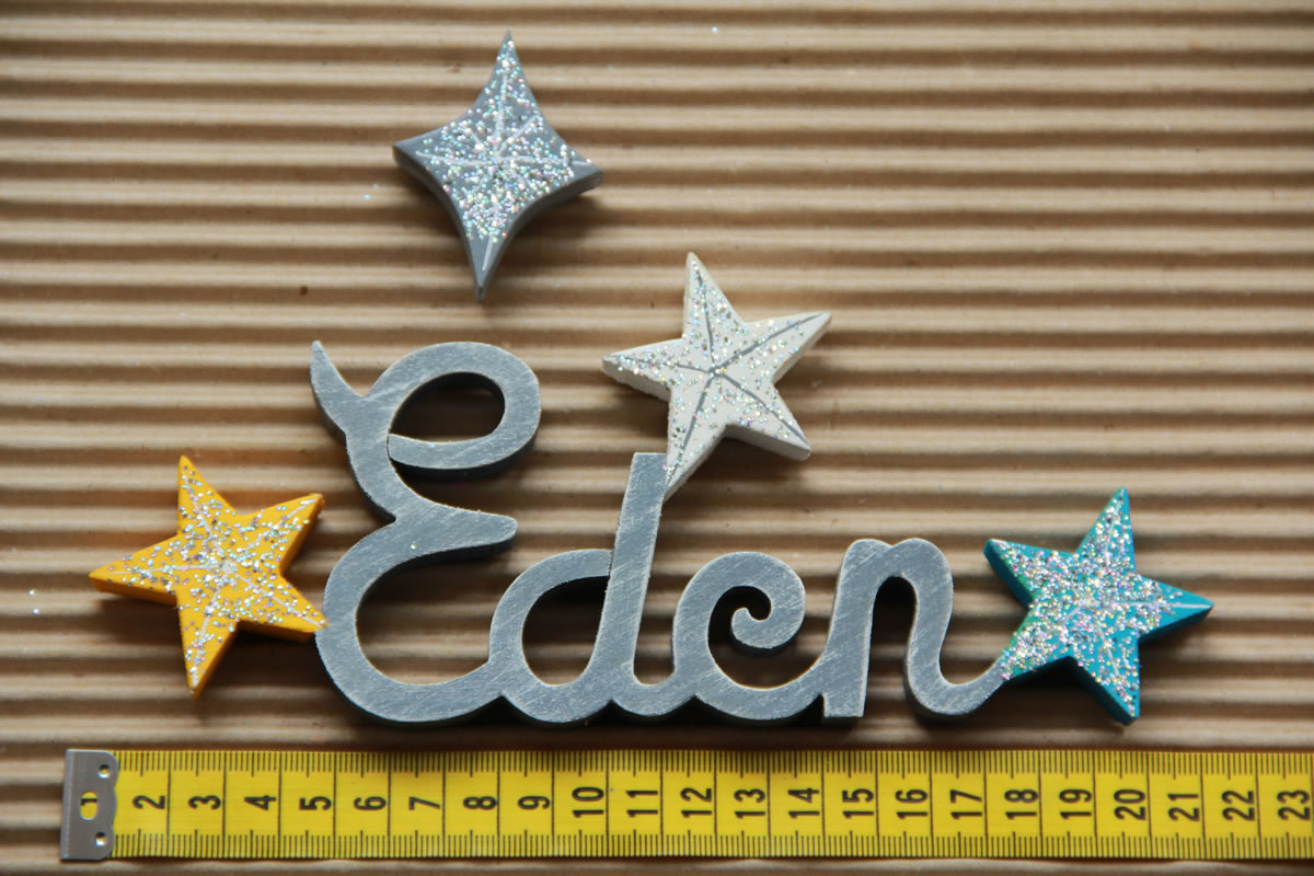 Eden Gris nuancé - L:21cm - H:12cm