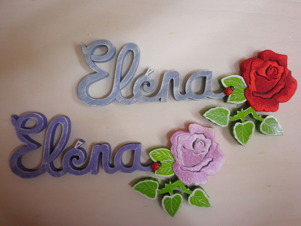 Eléna Acier, Rose Rouge - Eléna Parme nuancé, Rose Rose
