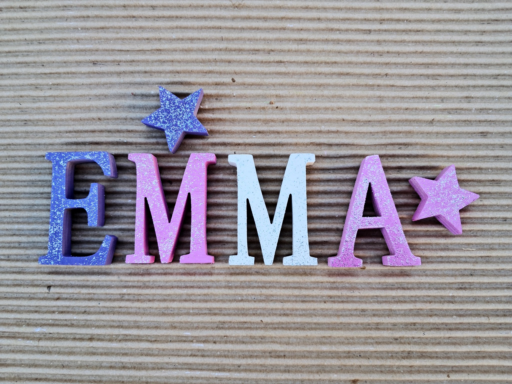 Emma multicolore avec paillettes - L:23cm H:7cm