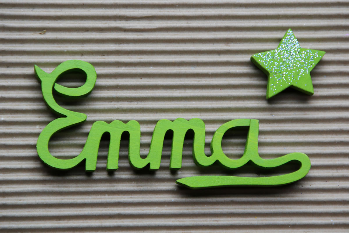 Emma Vert anis - L: 18cm - H: 8cm