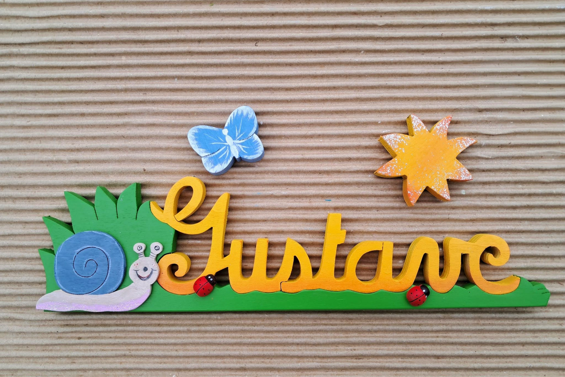 Gustave Jaune-Orangé - L:31cm H:8cm