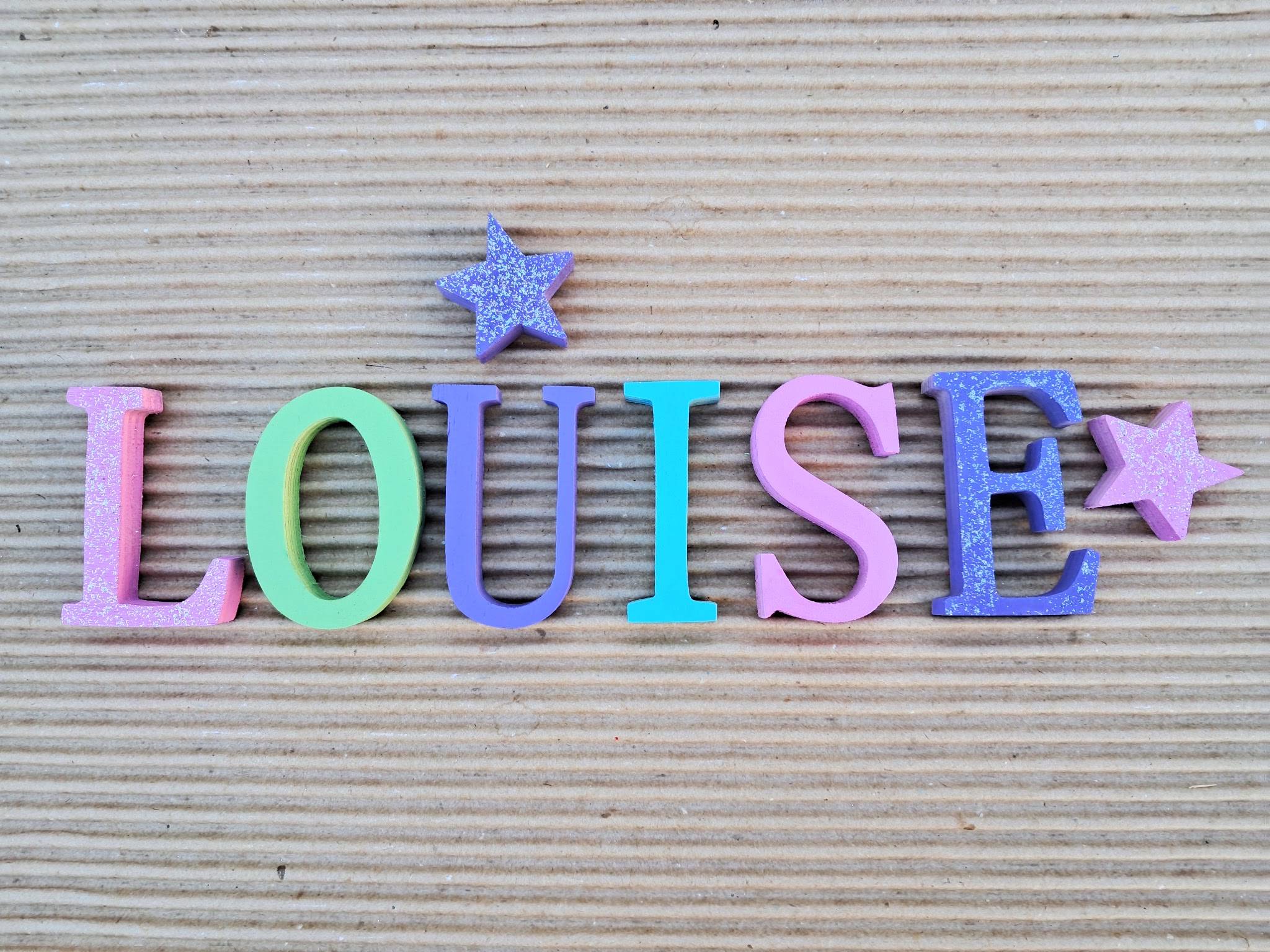 Louise multicolore - L:25cm H:7cm