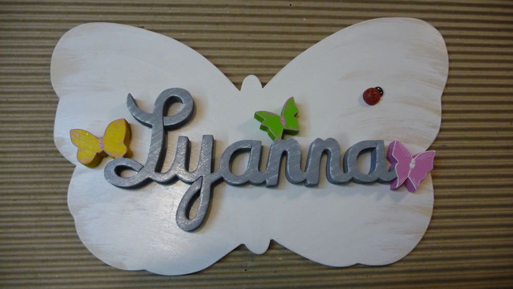 Lyanna Gris nuancé, plaque de porte blanche