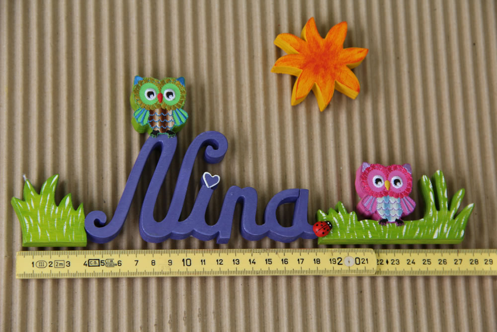Nina Parme uni L: 28cm