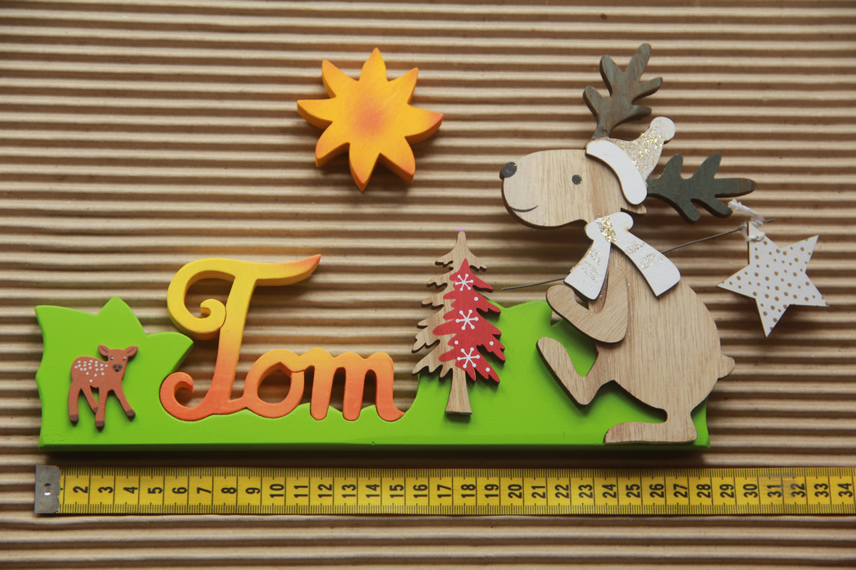 Tom Jaune-Orangé - L:30cm - H:18cm