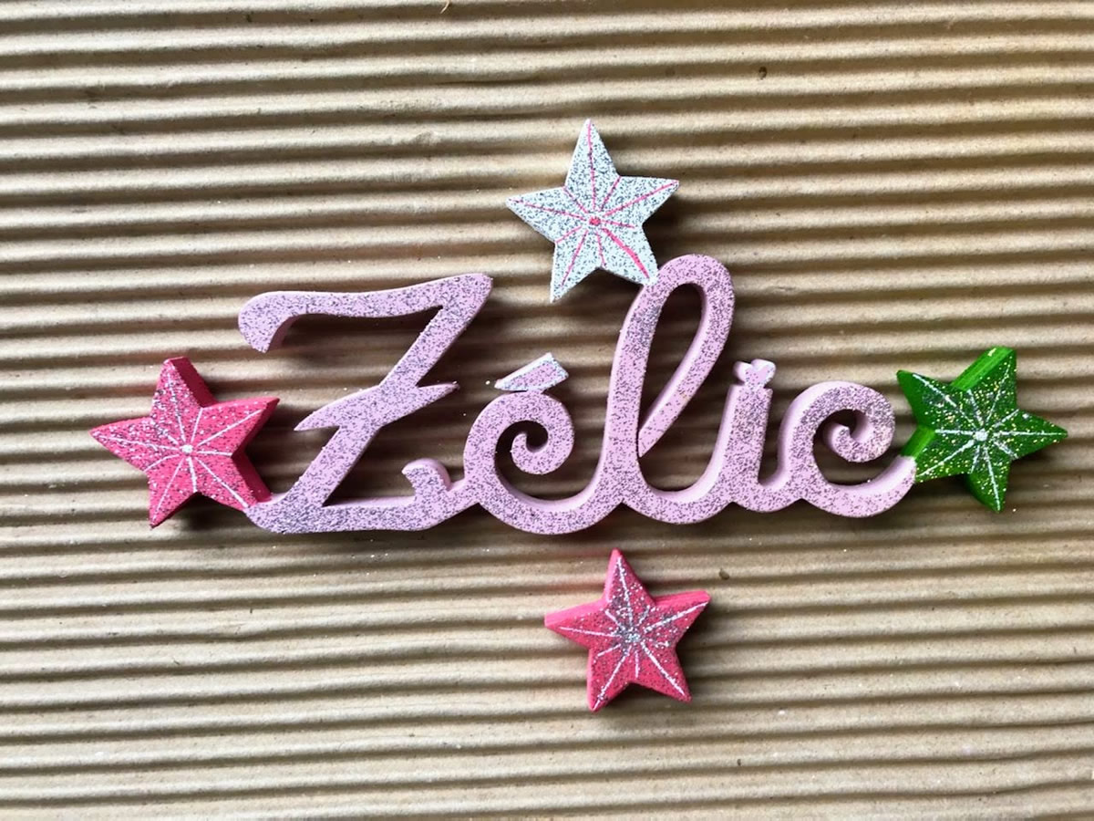 Zélie Rose poudré - L:23cm - H:10cm